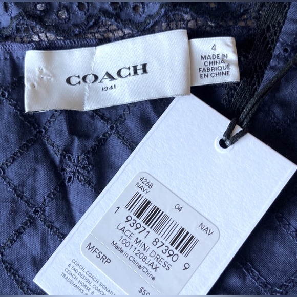 Coach Lace Mini Dress - Picture 8 of 8